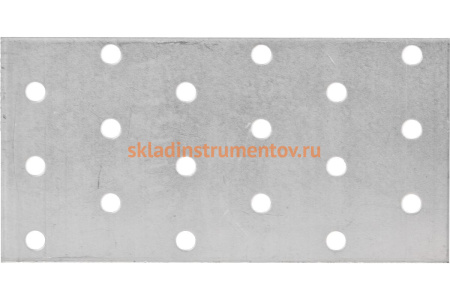 Соединительная пластина Зубр МАСТЕР 60х120мм, 1шт 310256-060-120