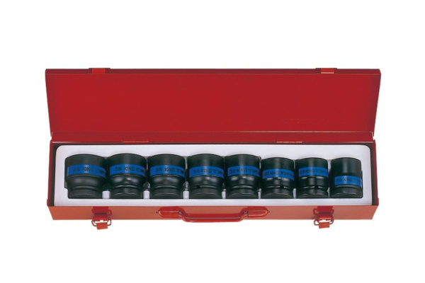 Набор ударных торцевых головок (3/4", шестигранные, 21-41 мм, 8 предметов) KING TONY 6409MP03