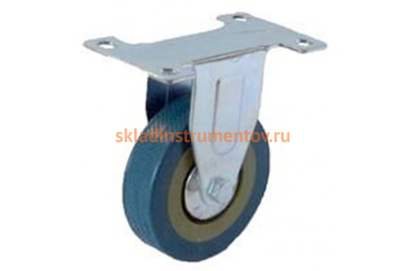 Колесо серая резина неповоротное FCG55 125 мм MFK-TORG 3052125