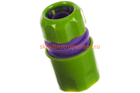 Соединитель пластмассовый быстросъемный для шланга 1/2" PALISAD 66135