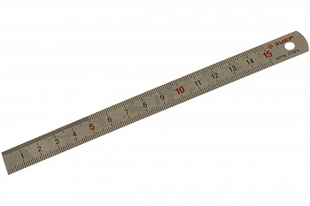 Двусторонняя линейка ЗУБР 34280-0.5-015