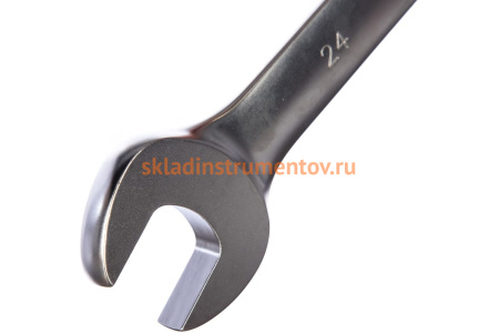 Трещоточный комбинированный ключ 24мм KING TONY 373124M