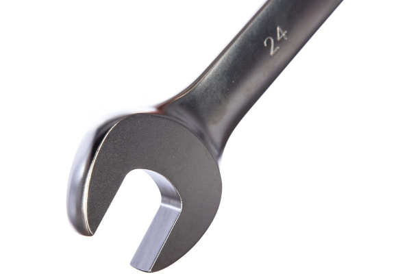 Трещоточный комбинированный ключ 24мм KING TONY 373124M