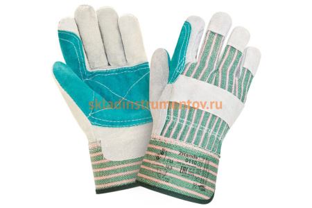 Усиленные перчатки 2Hands спилок КРС/ткань 0110 ECO1 Усиленные перчатки 2Hands спилок КРС/ткань 0110 ECO1