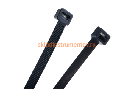 Пластиковые хомуты СИБРТЕХ, 400 х 8 мм, черные, 50 шт 45581