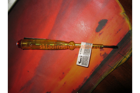 Отвертка индикаторная 100-500 В, 140 мм КУРС 56501