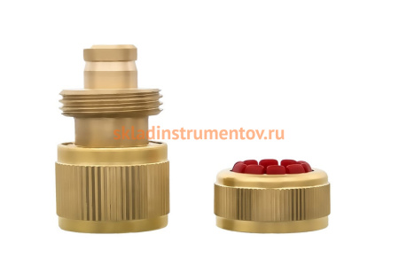 Соединитель быстроразъемный для шланга (1/2") QUATTRO ELEMENTI 246-395