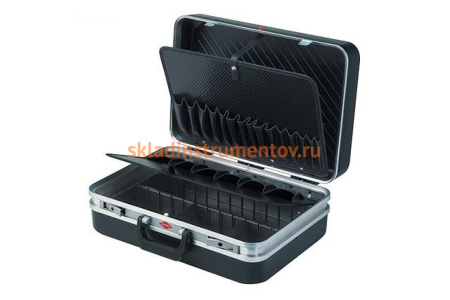 Инструментальный чемодан KNIPEX Vision24 пластмассовый, пустой KN-002120LE Инструментальный чемодан KNIPEX Vision24 пластмассовый, пустой KN-002120LE