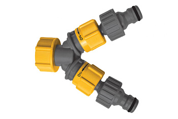 Разветвитель 2-х канальный пластиковый PALISAD LUXE MATRIX 66427