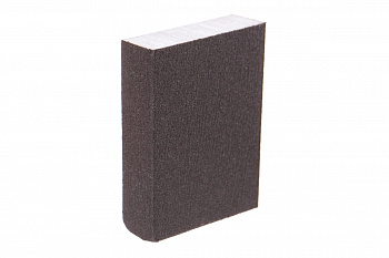 Губка шлифовальная четырехсторонняя (100х68х26 мм; Р120) "МАСТЕР" Зубр 35611-120