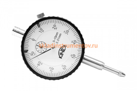 Индикатор часового типа Kinex ИЧ-10 0-10 мм, 0.01 мм, с ушком 1155-02-410