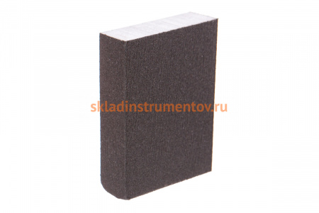 Губка шлифовальная четырехсторонняя (100х68х26 мм; Р120) "МАСТЕР" Зубр 35611-120