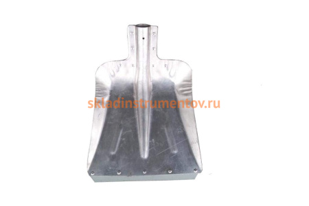 Оцинкованная лопата для снега без черенка СПЕЦ 320х350х0,8мм КПБ-234826