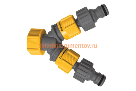 Разветвитель 2-х канальный пластиковый PALISAD LUXE MATRIX 66427