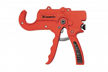 Ножницы для резки изделий из ПВХ, пистолетного типа, D до 36 мм, обрезиненная опорная рукоятка, порошковое покрытие MATRIX 78416