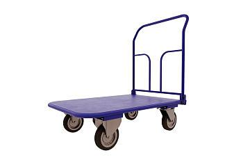 Тележка RUSKLAD платформенная со складной ручкой (система складывания ручки - педаль) ТПСР 1 М П (500x800) d125мм Тележка RUSKLAD платформенная со складной ручкой (система складывания ручки - педаль) ТПСР 1 М П (500x800) d125мм