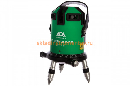 Лазерный уровень ADA 6D SERVOLINER GREEN А00500