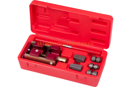 Приспособление для развальцовки тормозных трубок 4.75 и 6мм, кейс, 7шт МАСТАК 102-10046C