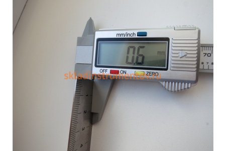 Линейка 300х28х0.7 мм, нерж.сталь КОБАЛЬТ 243-370