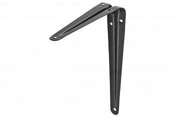 Уголок-кронштейн STAYER MASTER 125х100 мм, черный 37401-4