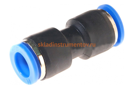 Фитинг-переходник Rockforce для пластиковых трубок 10x10 мм RF-SPU10