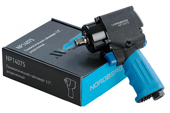 Ударный пневмогайковерт NORDBERG 1/2", 680 Нм, укороченный NP14075