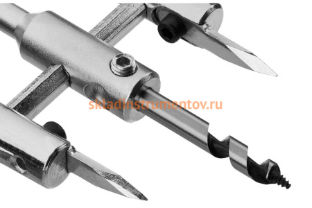 Сверло-балеринка МАСТЕР по дереву (двухрезцовое, 40-120 мм, глубина 30 мм) Зубр 29440-120