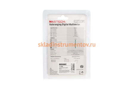 Портативный мультиметр MASTECH MS8216 13-2040
