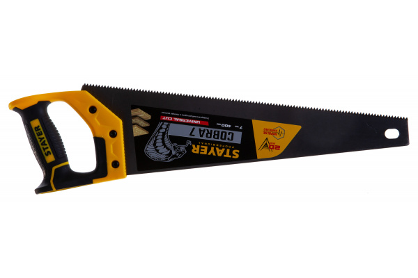 Универсальная ножовка пила Stayer Cobra 7 400 мм, 7 TPI, 1510-40_z02