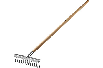 Грабли из нержавеющей стали GRINDA PROLine 12 витых зубцов 39481-12