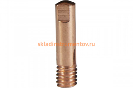 Наконечник прямой (М6; 25 мм; 1.2 мм; E-Cu для AL) Foxweld 5317