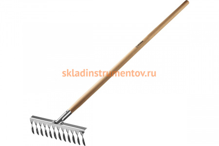 Грабли из нержавеющей стали GRINDA PROLine 12 витых зубцов 39481-12