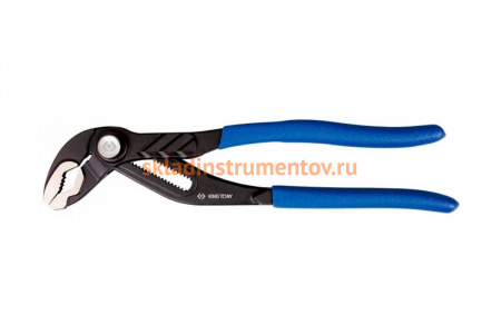Переставной захват с кнопочным механизмом KING TONY 200мм 6517-08C