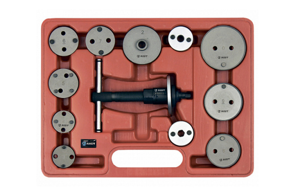 Инструмент для утапливания поршней тормозных цилиндров в наборе 12 предметов AIST 00-00005994