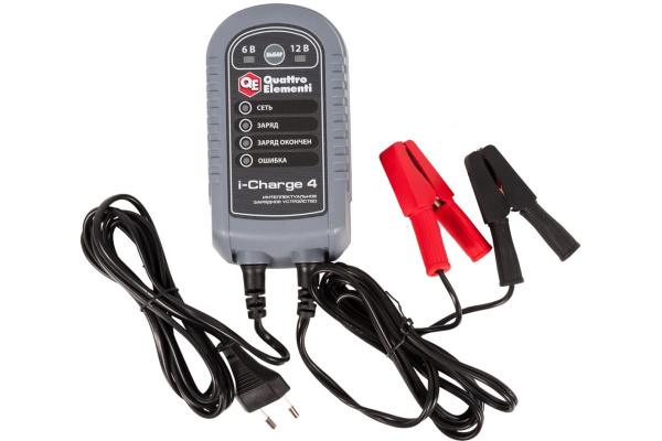 Зарядное устройство QUATTRO ELEMENTI i-Charge 4 полный автомат 771-688