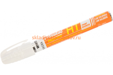 Термостойкий маркер-краска до 1000C Markal Pro-Line HT, 3 мм, белый 97301