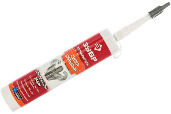 Монтажный клей герметик сверхсильный, 300мл Зубр 41333