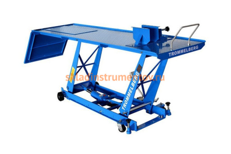 Гидравлический ножничный подъемник для мототехники 450 кг Trommelberg TST045M