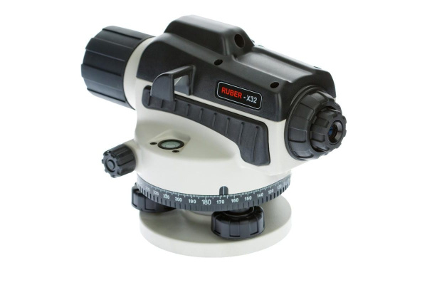 Комплект ADA: нивелир Ruber 32 с поверкой + рейка STAFF 3 + штатив на клипсах Light А00201_К1