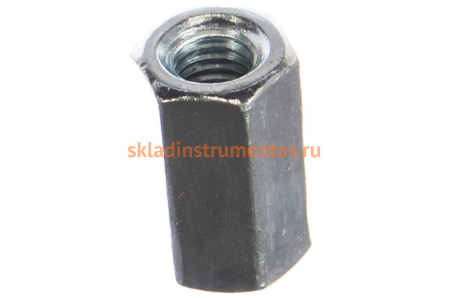 Гайка ЗУБР DIN 6334 переходная, M10, 1 шт, оцинкованная, 303756-10