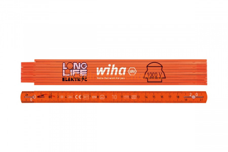 Метр электрика 2 м Wiha Longlife 42068