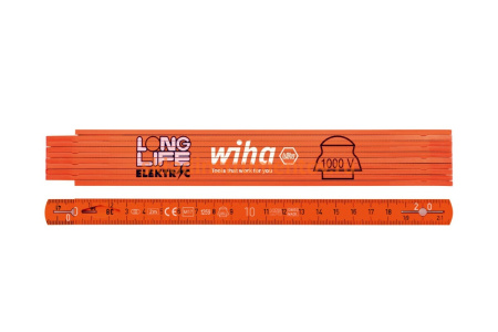 Метр электрика 2 м Wiha Longlife 42068