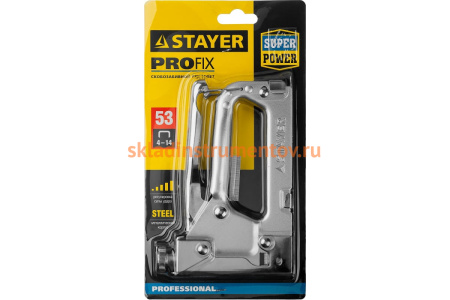 Стальной cтеплер STAYER Pro-53 тип 53, 3150_z01
