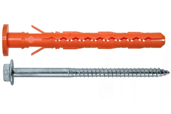 Дюбель Mungo MBK-STBf 10х80 фасадн. с борт. HEX/T40 гор. оцинк. или ТДЦ 50 шт. 1120608F