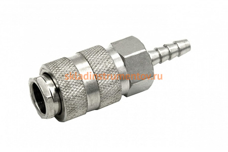 Быстросъемное соединение рапид мама на елочку 6.35 мм Pegas pneumatic 3217