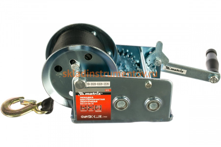 Шестеренчатая лебедка MATRIX 0.8т 522715