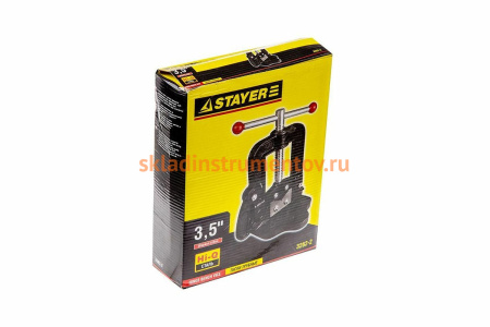 Тиски для труб STANDARD № 1 - 2" STAYER 3262-1 Тиски для труб STANDARD № 1 - 2" STAYER 3262-1