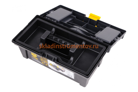 Пластмассовый ящик для инструмента 12 с ячейками VOREL 312х167х130мм 78811