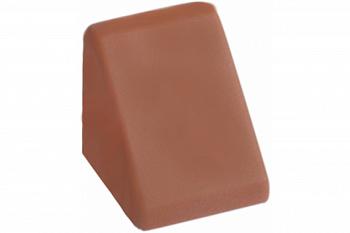 Уголок пирамида с заглушкой MFK-TORG 20х20х17 красное дерево темное 20 20 17 8