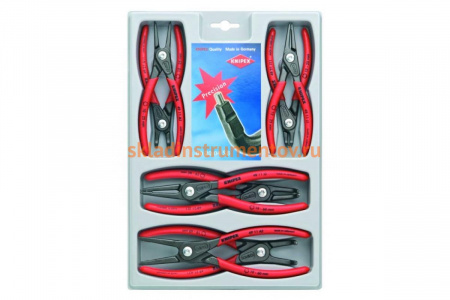 Набор прецизионных щипцов для стопорных колец KNIPEX KN-002004SB